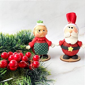 Casal Natalino - 12cm