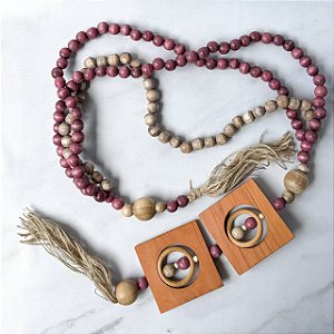 Colar de Mesa Nude & Roxo Claro - 1.6m