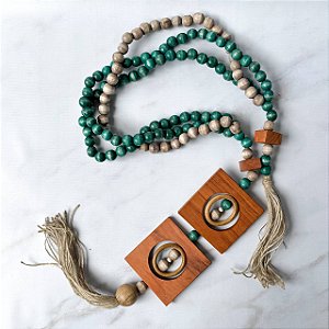 Colar de Mesa Nude & Verde - 1.6m