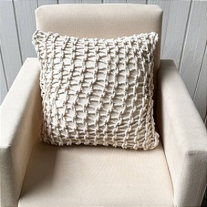 Capa de almofada corda - Cru