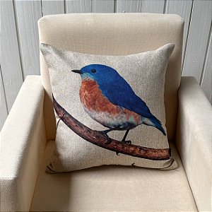 Capa de almofada Linhão - Pássaro