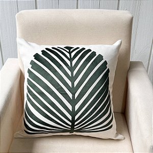 Capa de almofada Linhão - Folhagem