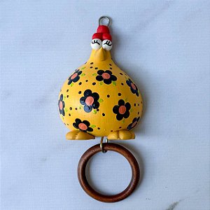 Gancho de Galinha de Cabaça com Argola - 20cm