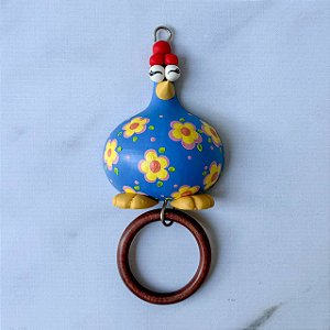 Gancho de Galinha de Cabaça com Argola - 20cm