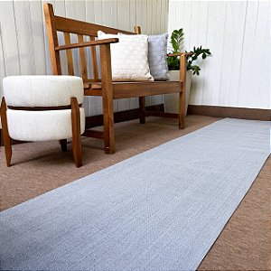 Passadeira Emborrachada 3m x 60cm - Mescla Cinza
