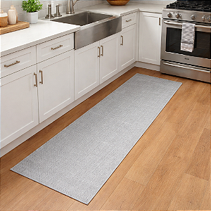 Passadeira Emborrachada 3m x 60cm - Mescla Cinza