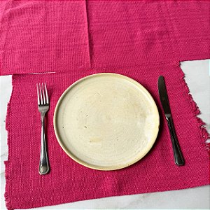 Jogo americano 7 peças - Rosa Pink