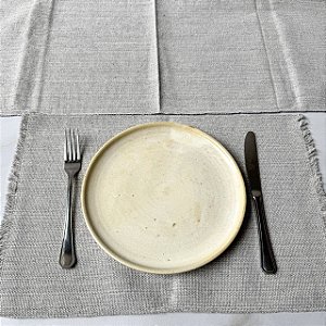 Jogo americano 7 peças - Cinza