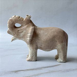 Elefante em Pedra Sabão - 12cm