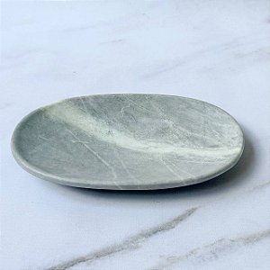 Base Oval em Pedra Sabão - 20cm