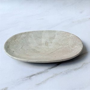 Base Oval em Pedra Sabão - 26cm