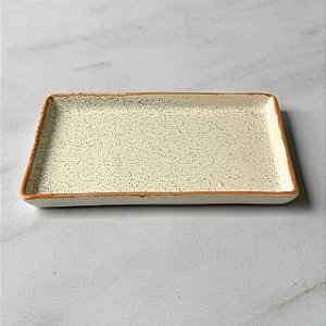 Base retangular de Cerâmica - 18cm x 11cm