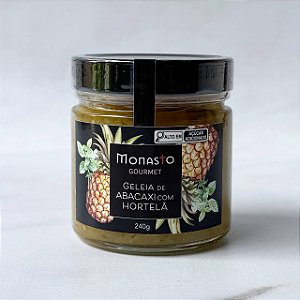 Geleia de Abacaxi com Hortelã - Monasto Gourmet