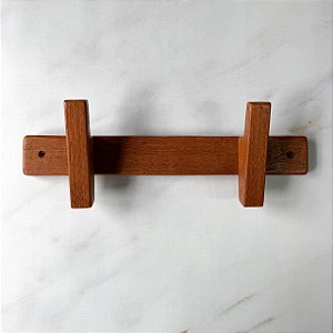 Cabideiro de Madeira - 2 ganchos