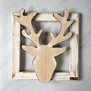 Quadro Decorativo Cabeça de Alce
