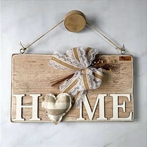 Placa Decorativa Home