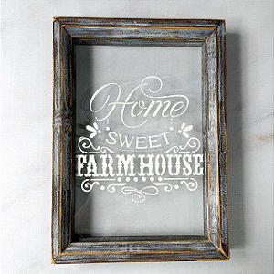 Quadro Decorativo "Home Sweet Farmhouse"