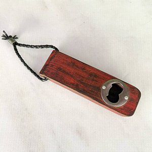 Abridor de Garrafa de Madeira - 13cm