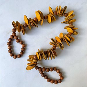 Colar de Mesa Orgânico - Midi 1,16m