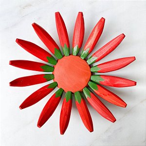 Fruteira Pimenta - madeira