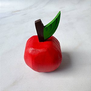 Fruta de Madeira - Maçã Vermelha