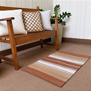 Tapete Kilim 90cm x 60cm - Marrom