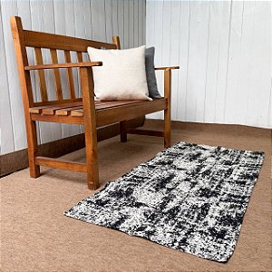 Beira Cama Boho - Mármore Preto