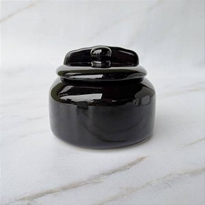 Saleiro de Cerâmica - Preto