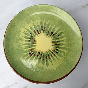 Boleira de Cerâmica - Kiwi