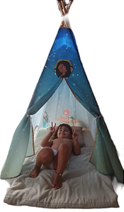 Barraca cabana infantil Crili - Coleção Folclore Brasileiro