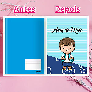 Caderno Grande Brochura Personalizado