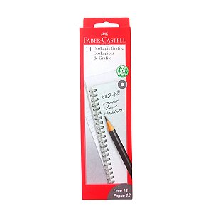 Lápis de Escrever Preto N2 Ecolápis Max Caixa C/ 14 Unidades Faber Castell