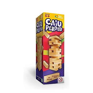 Jogo De Mesa Caiu Perdeu Torre Pais & Filhos Jenga Madeira