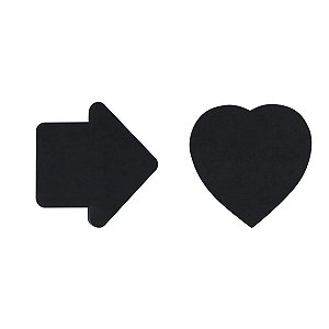 Bloco de Notas Adesivas Preto Sticky Notes 100 Folhas Eagle