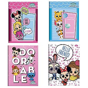 Caderno de Bilhete Doorables Disney 1/4 Foroni