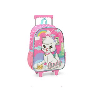 Mochila De Rodinha Luxcel Cindy Escolar Infantil
