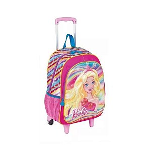 Mochila De Rodinhas Barbie Princesa 3d Infantil Sestini