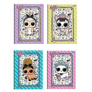 Caderno de Bilhete L.O.L Pets 1/4 Foroni