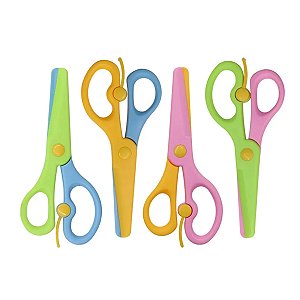 Tesoura Escolar Infantil Kids Leo & Leo Sem Lamina