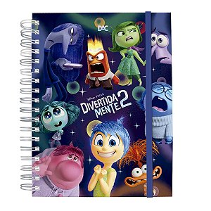Caderno Inteligente Smart Universitário Divertidamente 2 Disney 10 Mat Removivel 90g