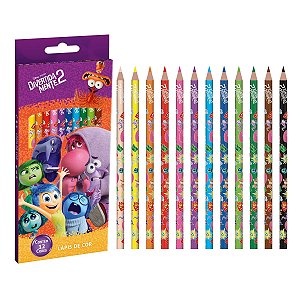 Lápis De Cor 12 Cores Tris Divertidamente 2 Filme Disney Pixar