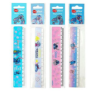 Régua Escolar Lilo & Stitch 15cm Molin