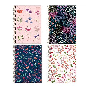 Caderno Universitário Le Vanille 80 Fls 1 mat Espiral Tilibra
