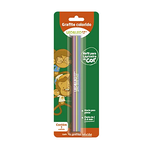 Grafites de Cor Ponta 2.6mm 12 Cores Leo&Leo