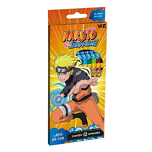 Lápis De Cor 12 Cores Naruto Shippuden Viz