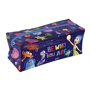 Estojo Grande Em Pvc Cristal Disney Divertidamente Estampa Dac