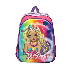 Mochila Infantil Barbie Sestini Sereia Oceano 3d Costas