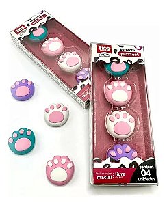 Borracha Escolar Purrfect Holic Patinhas 4 Unidades Tris