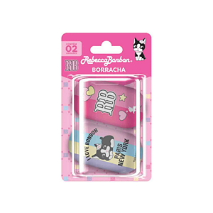 Kit 2 Borracha Escolar Rebecca Bonbon
