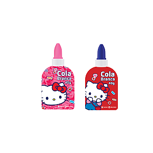 Cola Branca Escolar Leo e Leo Hello Kitty 40g